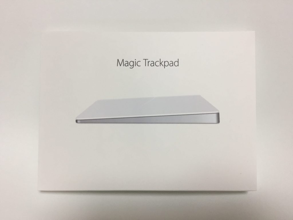 MagicTrackPad2の外箱